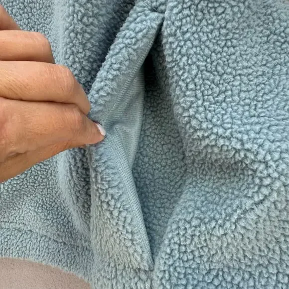 Columbia Anorak Fleece Women's XXL Blue Beige Coral 1/4 Snap Athleisure NWT - Picture 7 of 11